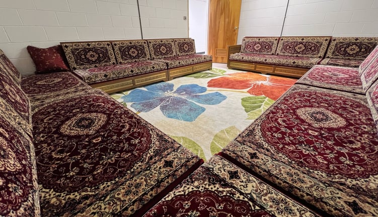 traditional seating, couch, peace bridges center, nashville