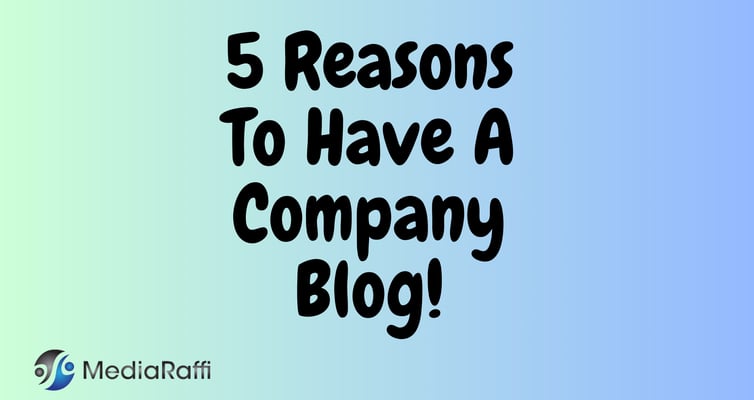 5 reasons to have a company blog