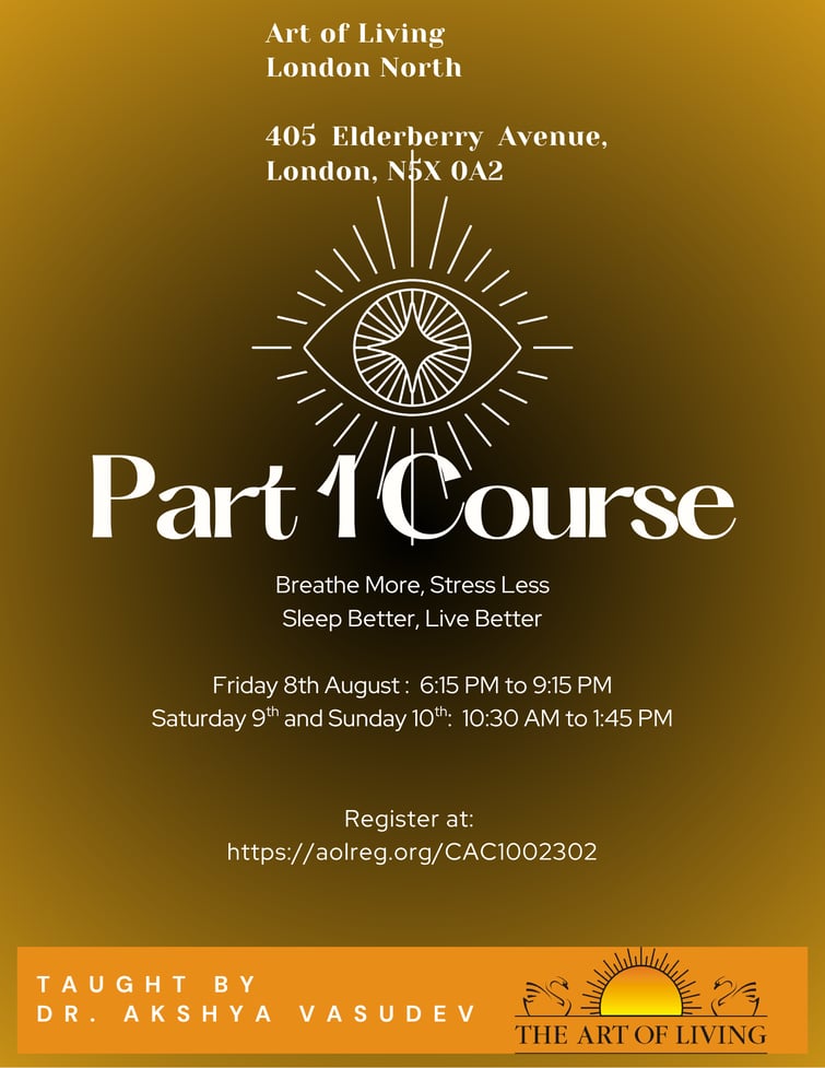 a poster for part of the part of the course