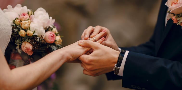 fotografia de casamento aliança
