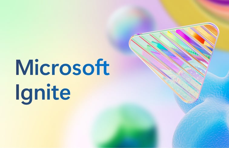 a person holding a piece of plastic material with a piece of plastic Microsoft Ignite