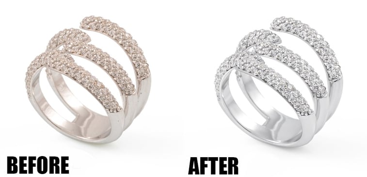 recoloring of gold or silver