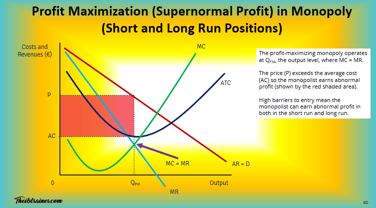 Monopoly Profit Maximisation