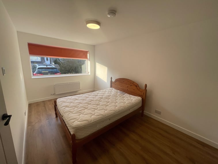 Garage converted to a bedroom and ensuite