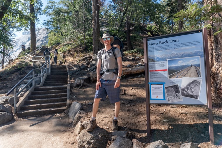 Start of Moro Rock Trail