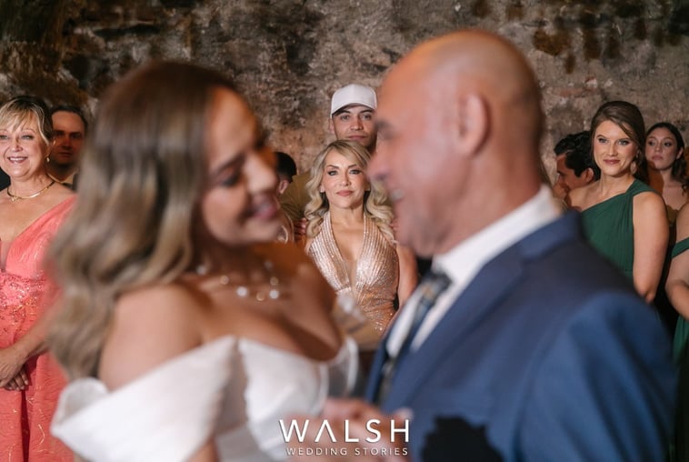 Antigua Guatemala wedding photographer-bride dancing with dad