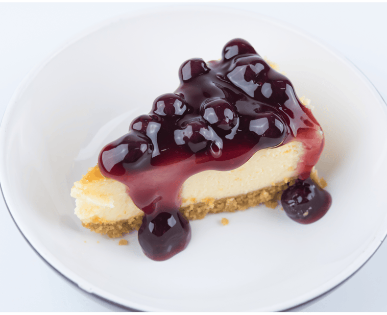 Blueberry Vanilla Keto Cheesecake