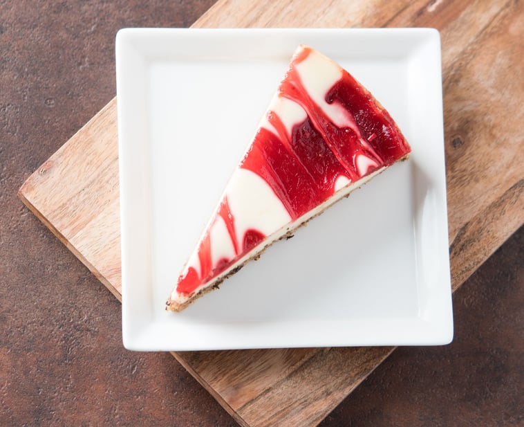 Strawberry Swirl Keto Cheesecake