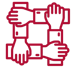 a group of hands holding hands together