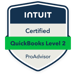 Intuit QuickBooks Level 2 Certified ProAdvisor Badge