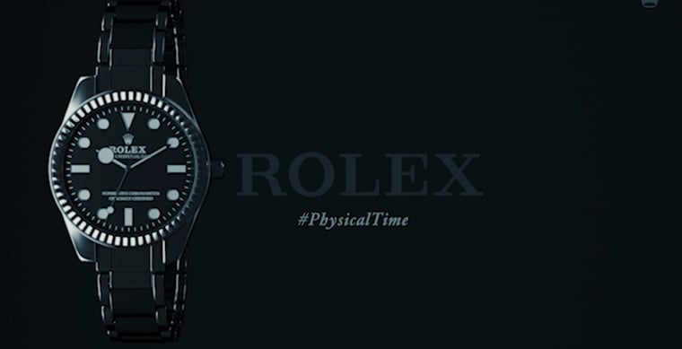 Publicidad 3D de Rolex