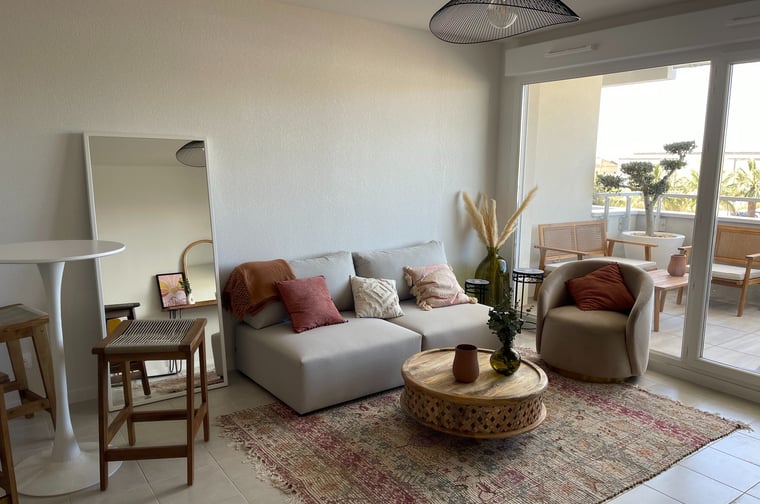 aménagement salon mobilier