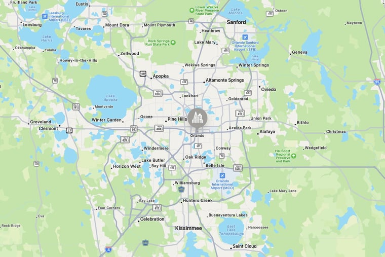 Map of service area for AlexCanHelp.com
