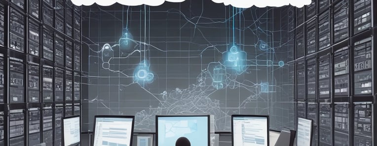 Two individuals are engaged in a robotics task at a desk equipped with a computer displaying a 3D model of a robotic vehicle. They are surrounded by various robotic parts and kits, suggesting involvement in a constructive or educational activity.