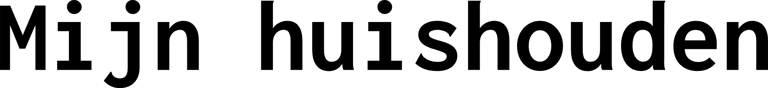 Mijn huishouden logo