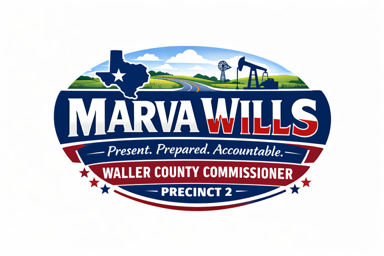 Marva Wills For Waller County Commissioner Precinct 2 logo
