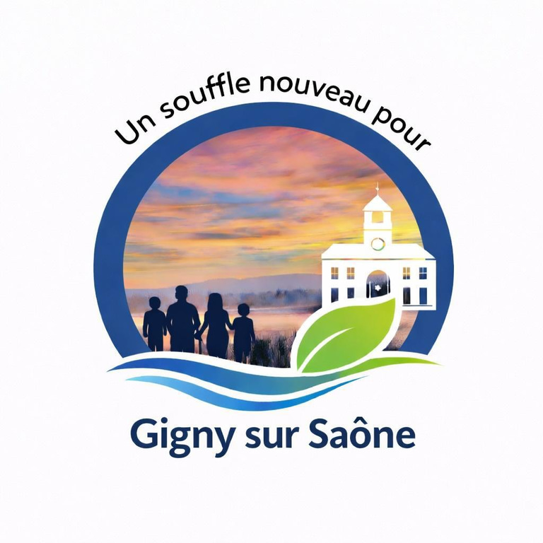 un souffle nouveau pour GIGNY SUR SAONE logo