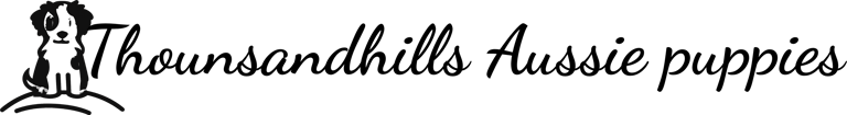 Home of Thousandhills Aussie Puppies logo