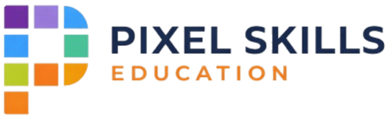 PIXEL SKILLS EDUCATION & TRAINING COMPUTER SOFTWARE logo