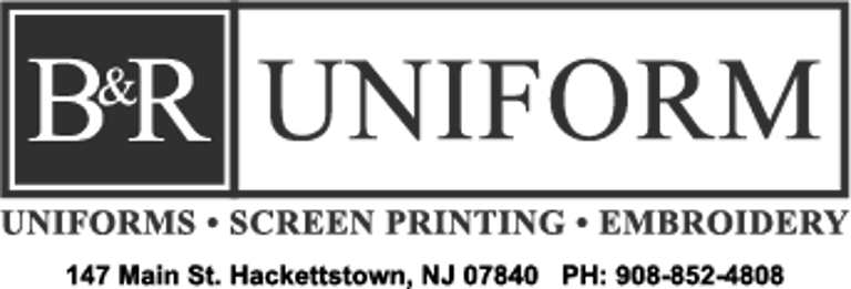 B and R Uniform logo