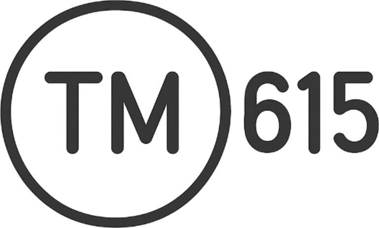Trademark 615 logo