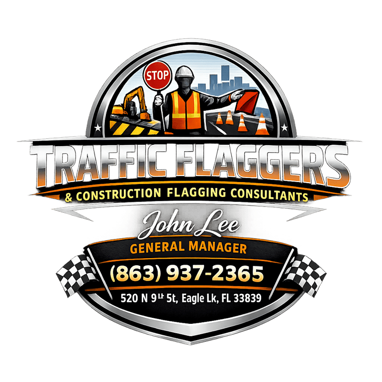 Traffic Flaggers for Construction logo