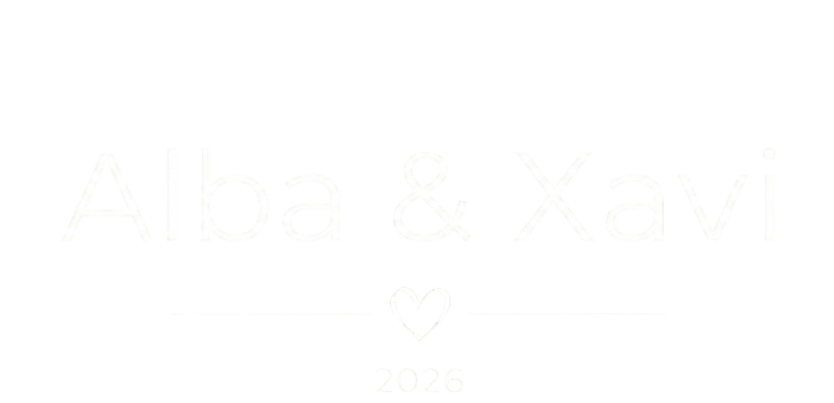 Alba i Xavi logo