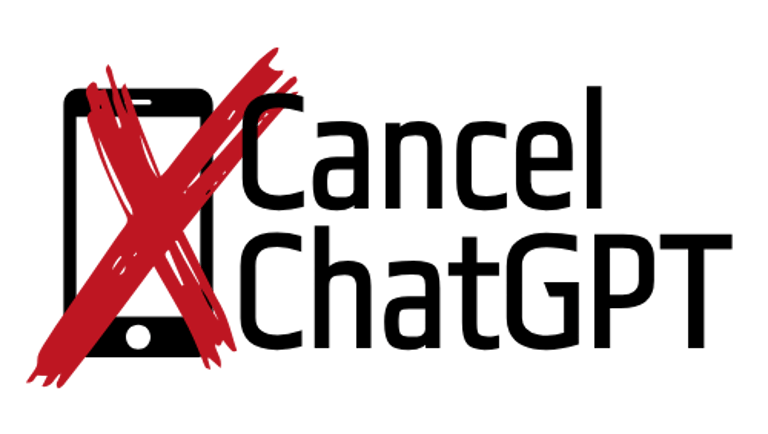 Cancel ChatGPT logo