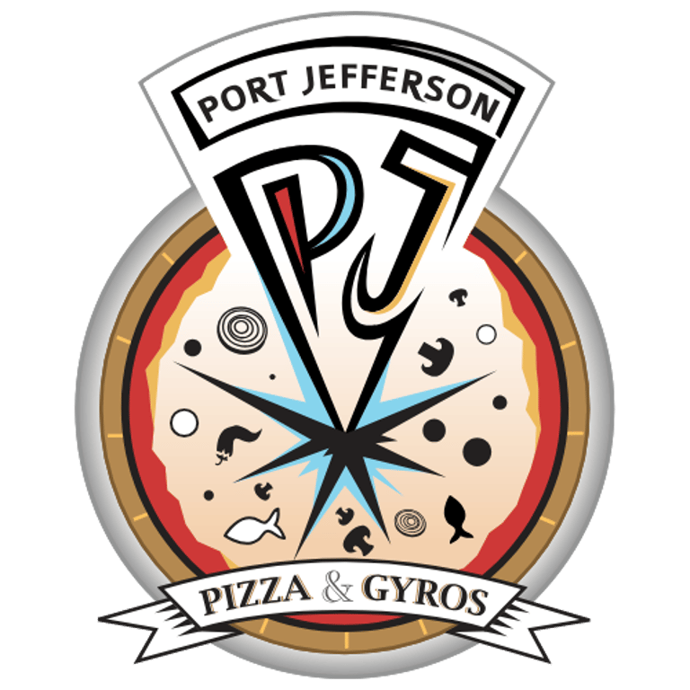 PJ Pizza and Gyros logo