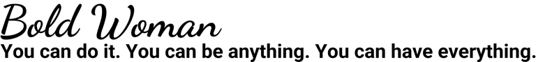 Bold Woman logo