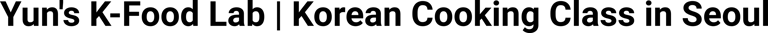 Yun's K-Food Lab logo