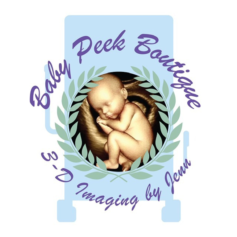 Baby Peek boutique 3-D imaging  logo