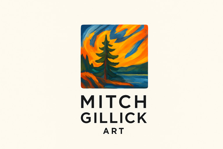 Mitch Gillick Oil Painting logo