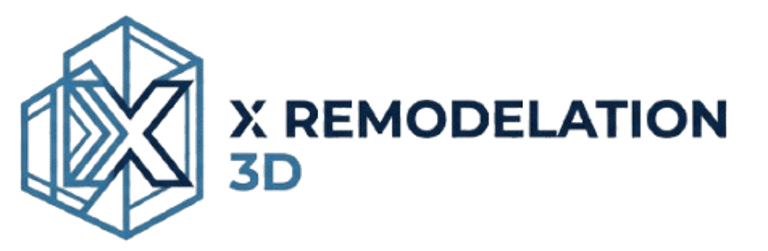 X Remodelation 3D logo