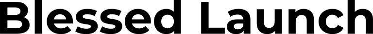 Blessed launch logo