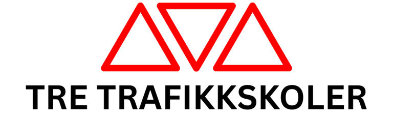 Tre Trafikkskoler logo