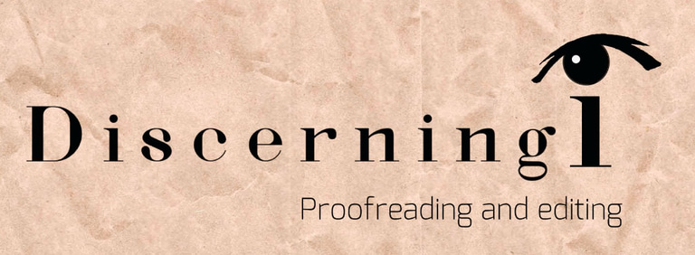 Disconcerning Eye Proof Reading & Editing logo