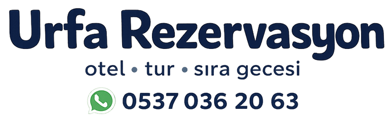 Urfa Rezervasyon • 0537 036 20 63 • urfarezervasyon.com Şanlıurfa Otelleri logo