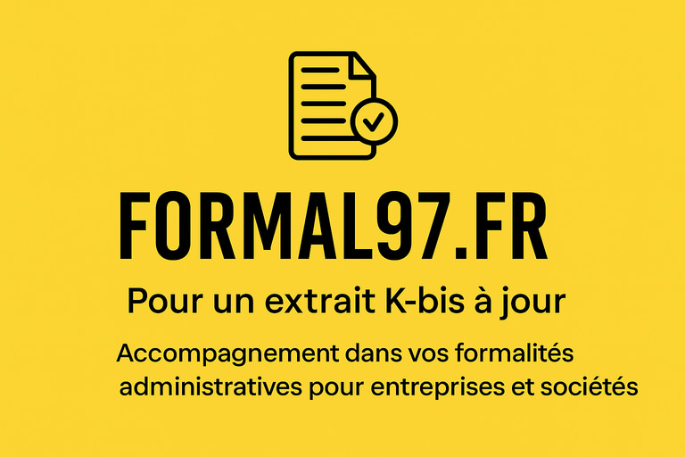 formalité kbis Guadeloupe FORMAL 97  logo