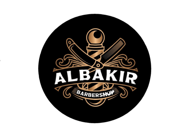 Albakir Barbershop logo