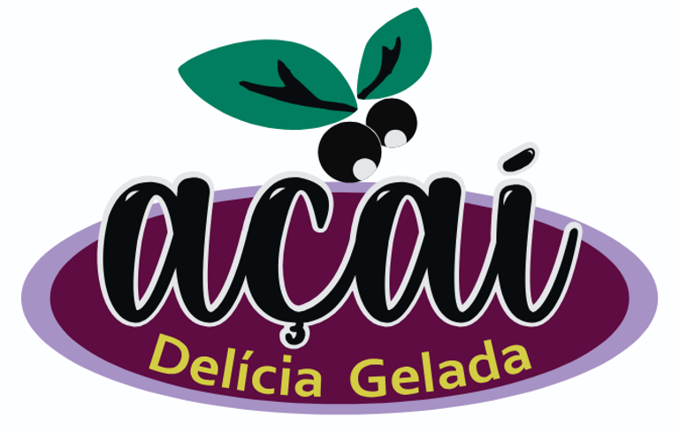 Açaí Delícia Gelada logo