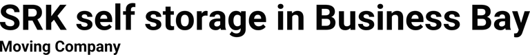 SRK self storage in Business Bay logo