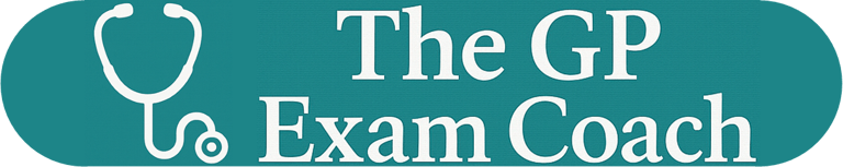 The GP Exam Coach logo