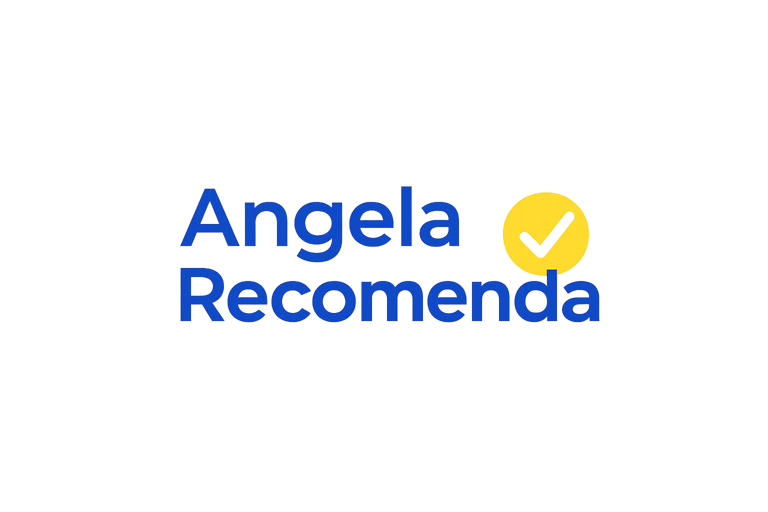Angela recomenda logo