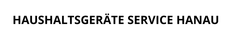 Haushaltsgeräte Service Hanau logo