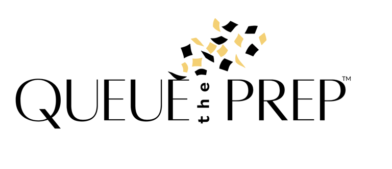 Queue the Prep logo