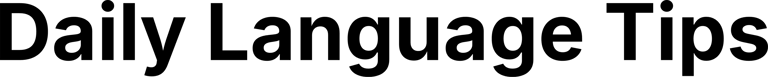 Daily Language Tips logo