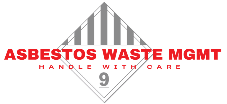 Asbestos waste logo