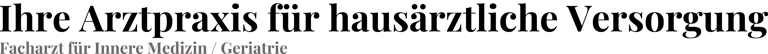 Ihre Arztpraxis für hausärztliche Versorgung logo