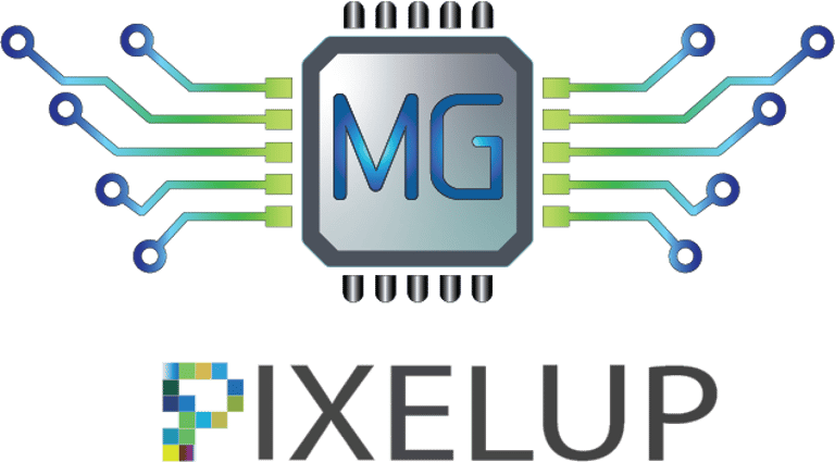 MG PIXELUP logo